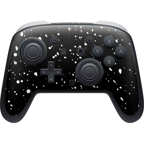 Black Speckle Nintendo Skins