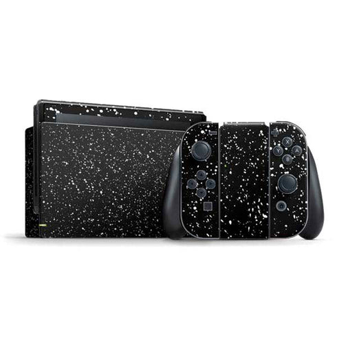 Black Speckle Nintendo Skins