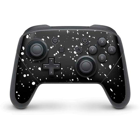 Black Speckle Nintendo Skins