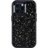 Black Speckle Otterbox Defender iPhone Skin