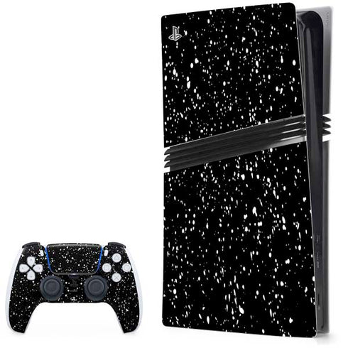 Black Speckle PlayStation PS5 Skins