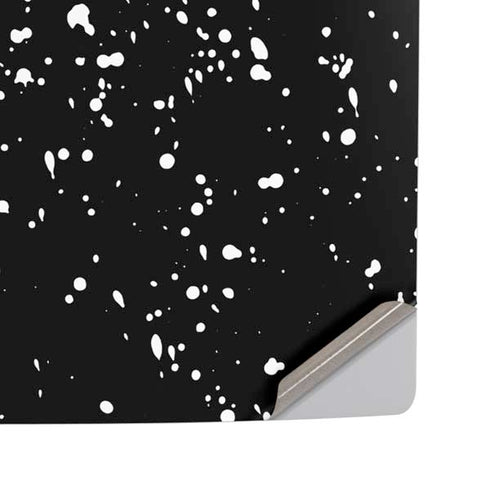 Black Speckle PS5 Pro Disk Console Skin