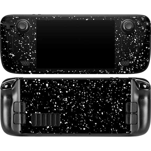 Black Speckle Steam Deck Handheld Gaming Computer OLED Skin