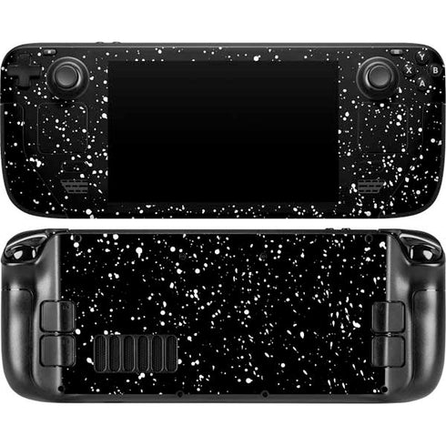 Black Speckle Steam Deck Handheld Gaming Computer Skin