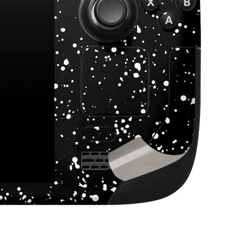 Black Speckle Steam Deck Handheld Gaming Computer Skin