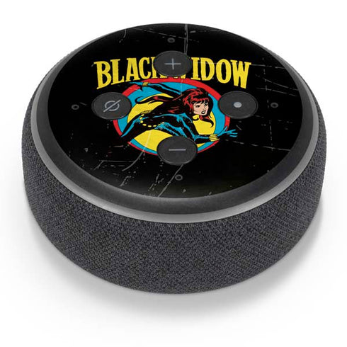 Marvel Classic Comics Black Widow Amazon Echo Dot Skin
