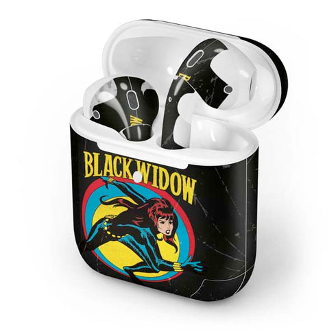 Marvel Classic Comics Black Widow Apple AirPods 2 Skin