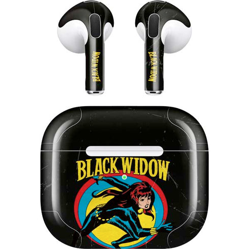 Marvel Classic Comics Black Widow Apple AirPods (3rd Gen 2021) Skin