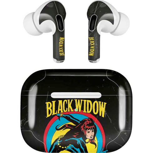 Marvel Classic Comics Black Widow AirPods Skins