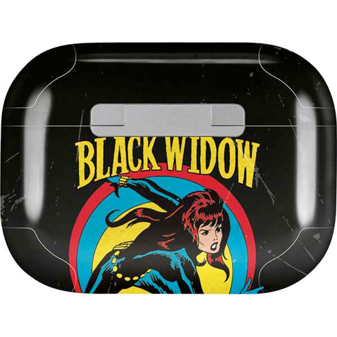 Marvel Classic Comics Black Widow AirPods Skins