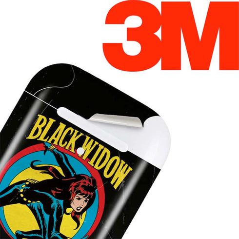 Marvel Classic Comics Black Widow Apple AirPods Skin
