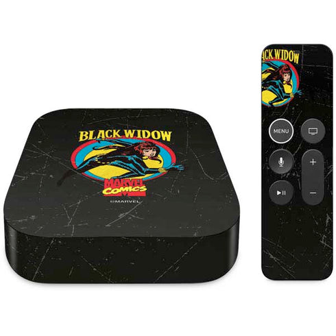 Marvel Classic Comics Black Widow Apple TV Skin