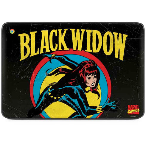 Marvel Classic Comics Black Widow HP Chromebook Skin