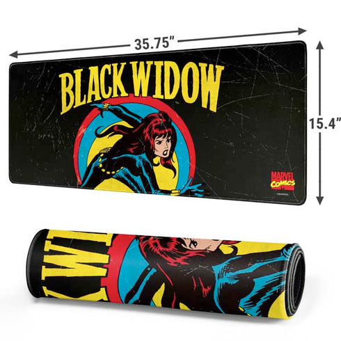 Marvel Classic Comics Black Widow Gaming Mouse Pad