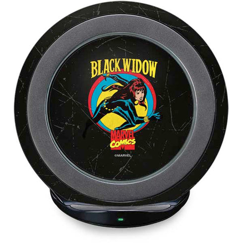 Marvel Classic Comics Black Widow Fast Charge Wireless Charging Stand Skin