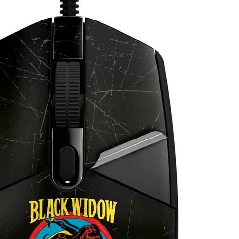 Marvel Classic Comics Black Widow G203 Prodigy RGB Wired Gaming Mouse Skin
