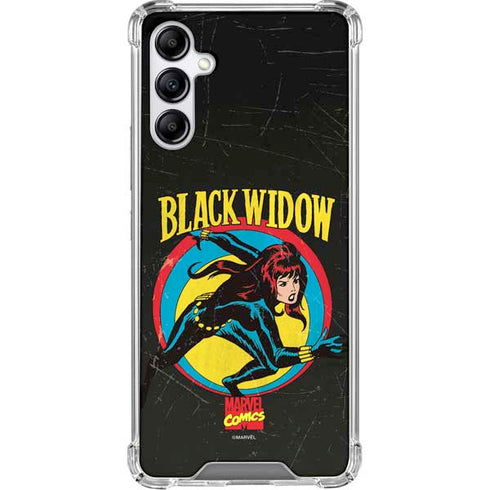 Marvel Classic Comics Black Widow Galaxy A15 5G Clear Case
