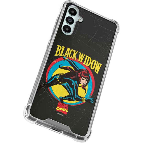 Marvel Classic Comics Black Widow Galaxy A15 5G Clear Case