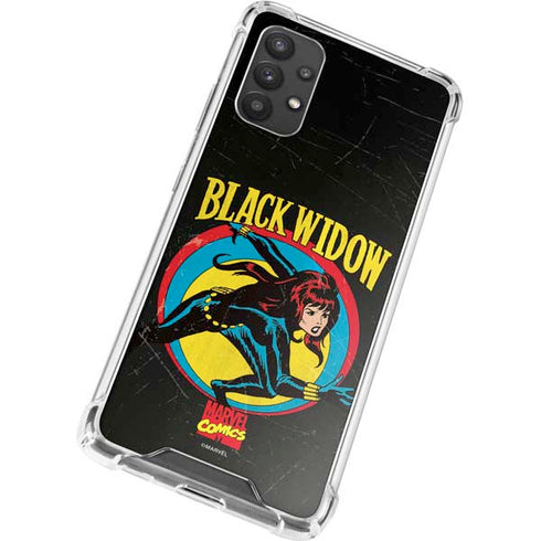 Marvel Classic Comics Black Widow Galaxy A32 5G Clear Case