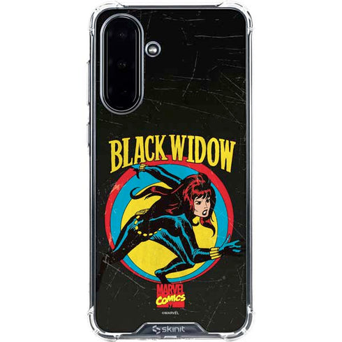 Marvel Classic Comics Black Widow Galaxy A36 5G Clear Case