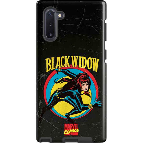 Marvel Classic Comics Black Widow Galaxy Note 10 Pro Case