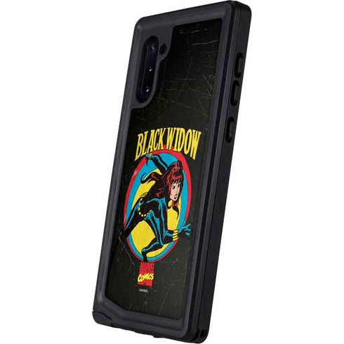 Marvel Classic Comics Black Widow Galaxy Note 10 Waterproof Case