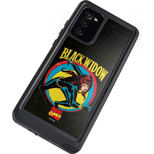 Marvel Classic Comics Black Widow Galaxy Note20 5G Waterproof Case