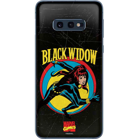 Marvel Classic Comics Black Widow Galaxy S10e Skin