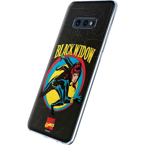 Marvel Classic Comics Black Widow Galaxy S10e Skin