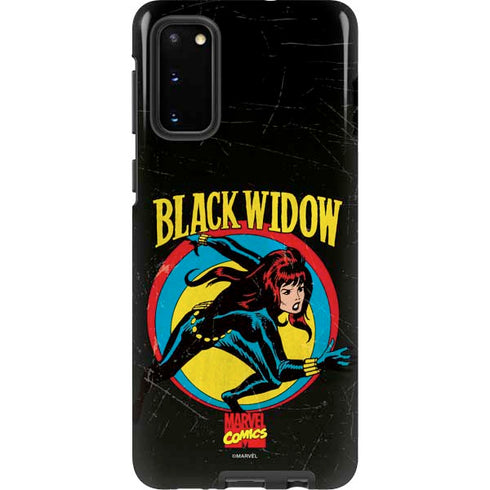 Marvel Classic Comics Black Widow Galaxy S20 Pro Case