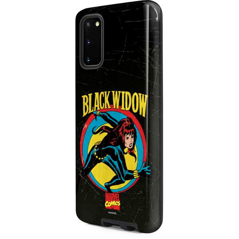 Marvel Classic Comics Black Widow Galaxy S20 Pro Case