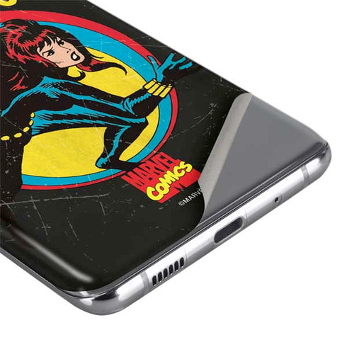 Marvel Classic Comics Black Widow Galaxy S20 Skin