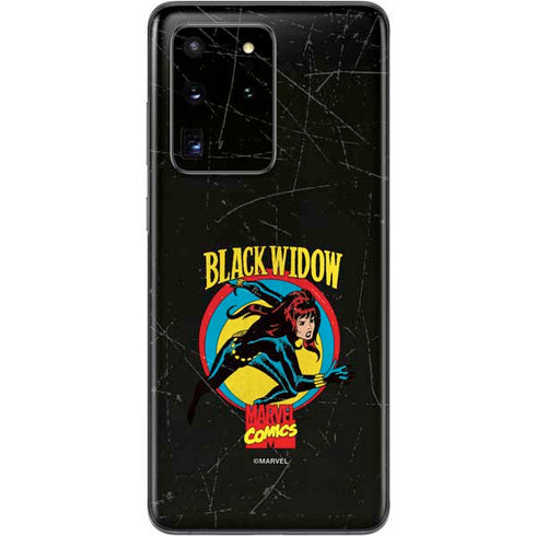 Marvel Classic Comics Black Widow Galaxy S20 Ultra 5G Skin