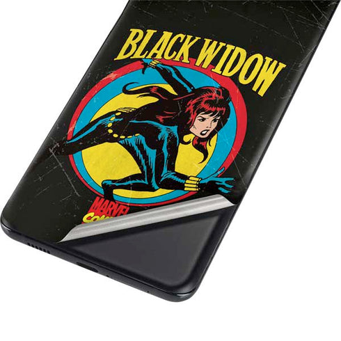 Marvel Classic Comics Black Widow Galaxy S21 5G Skin