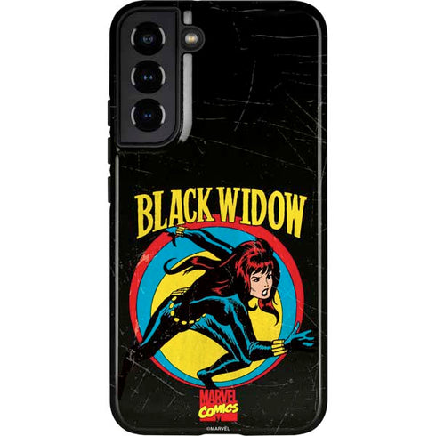 Marvel Classic Comics Black Widow Galaxy S22 Plus Pro Case