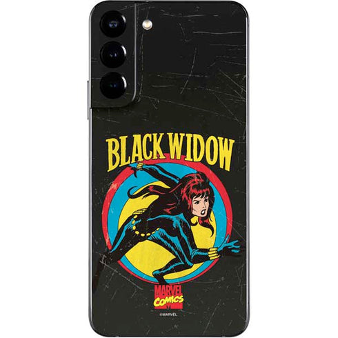 Marvel Classic Comics Black Widow Galaxy S22 Plus Skin