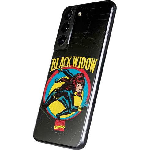 Marvel Classic Comics Black Widow Galaxy S22 Plus Skin
