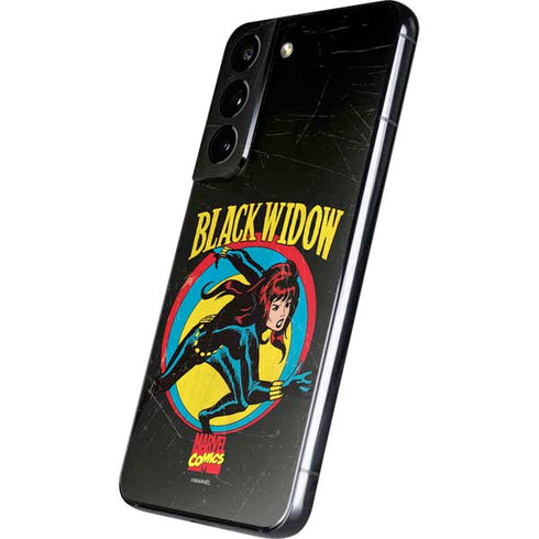Marvel Classic Comics Black Widow Galaxy S22 Skin