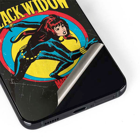 Marvel Classic Comics Black Widow Galaxy S22 Skin