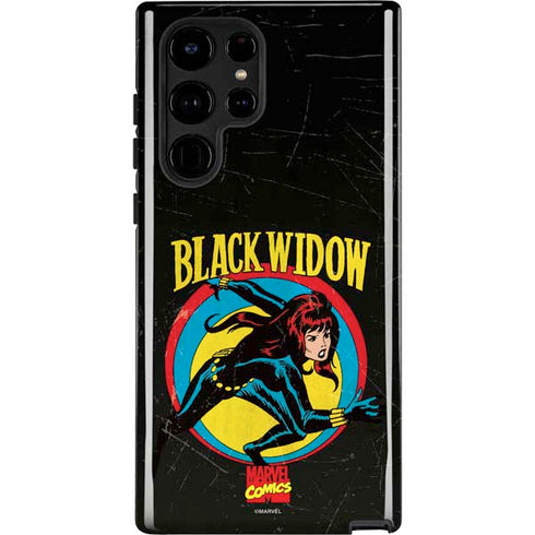 Marvel Classic Comics Black Widow Galaxy S22 Ultra Pro Case
