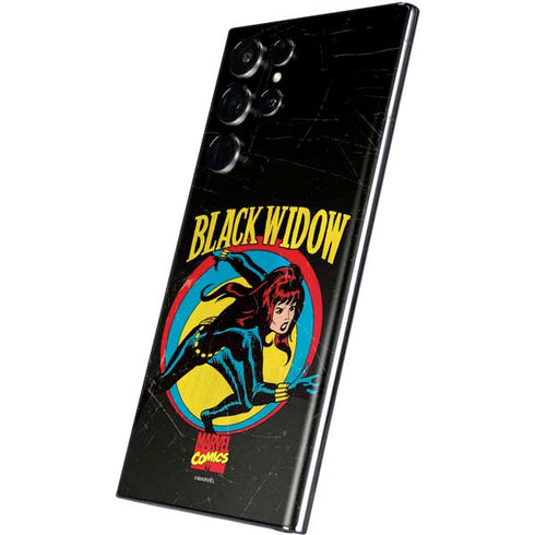 Marvel Classic Comics Black Widow Galaxy S22 Ultra Skin