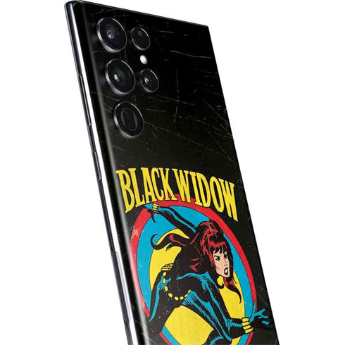 Marvel Classic Comics Black Widow Galaxy S22 Ultra Skin