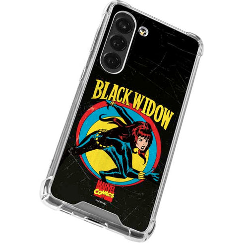 Marvel Classic Comics Black Widow Galaxy S23 Clear Case