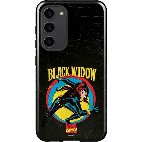 Marvel Classic Comics Black Widow Galaxy S23 Plus Pro Case