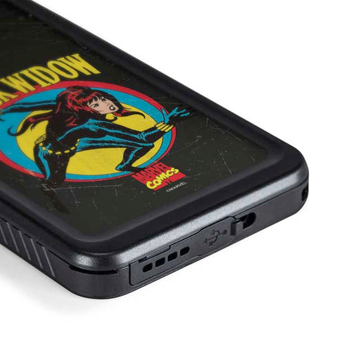 Marvel Classic Comics Black Widow Galaxy S23 Plus Waterproof Case