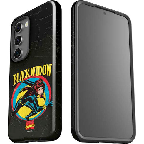 Marvel Classic Comics Black Widow Galaxy S23 Pro Case