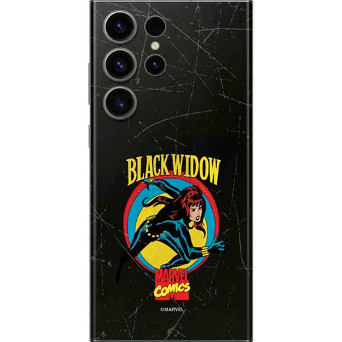 Marvel Classic Comics Black Widow Galaxy Skins
