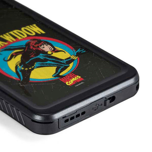Marvel Classic Comics Black Widow Galaxy S23 Waterproof Case
