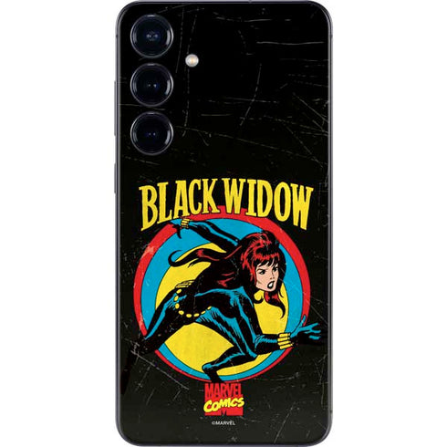 Marvel Classic Comics Black Widow Galaxy S24 Skin
