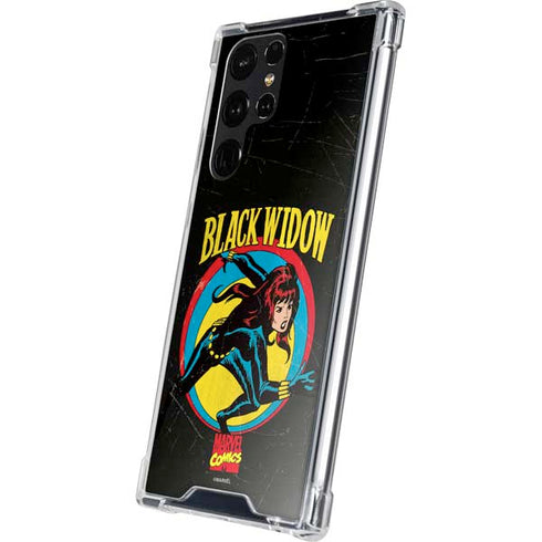 Marvel Classic Comics Black Widow Galaxy S24 Ultra Clear Case